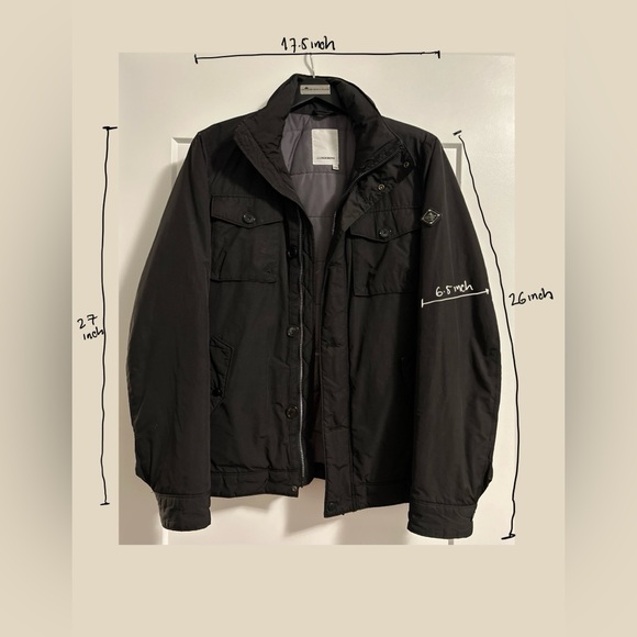 J LINDEBERG black jacket with hidden hood (M) - Picture 2 of 5